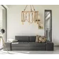 Lampa wisząca ROPE CIRCLE Ø 64x90 cm